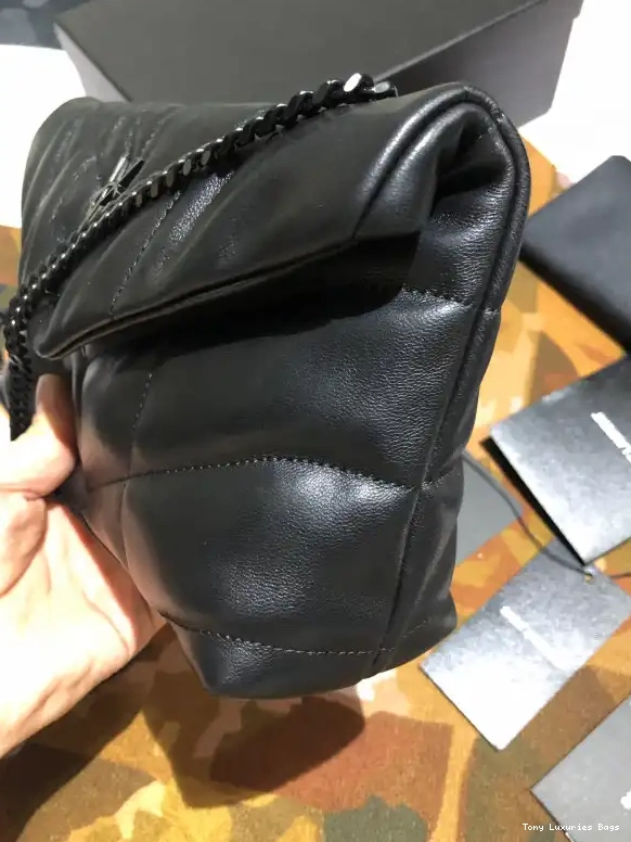 Tony Luxuries YSL SMALL CHAIN MINI PUFFER BAG 0607